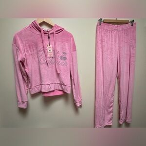 Juicy Couture Pink Velour Tracksuit